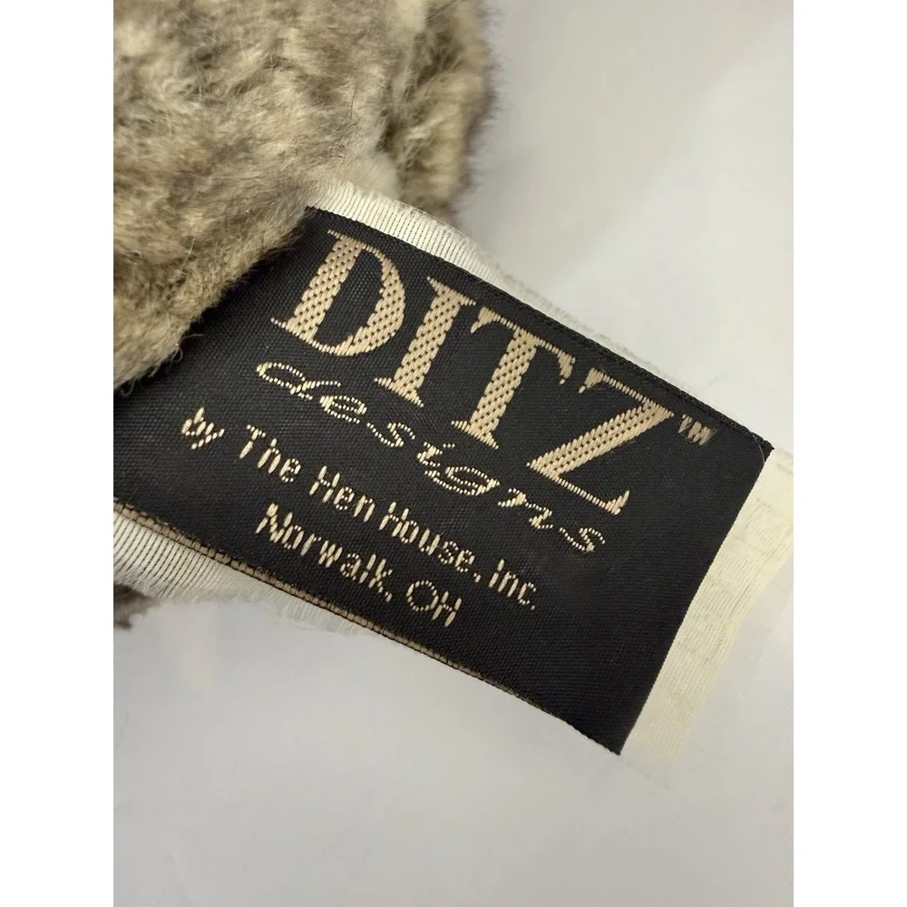 Ditz Designs Brown Bunny Rabbit Plush The Hen House Realistic Stuffed Animal 16